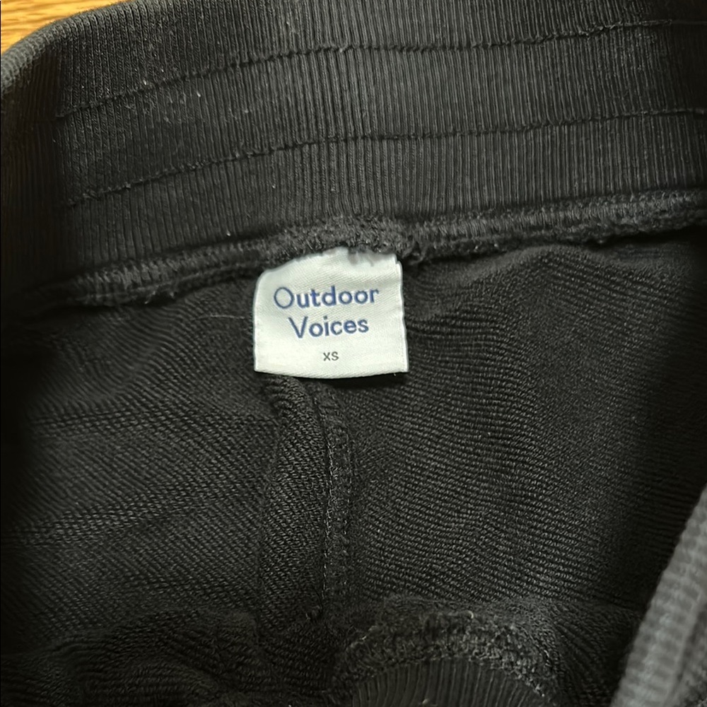 [3/$15] Outdoor Voices Black Joggers with Elastic Cuffs - Picture 3 of 6